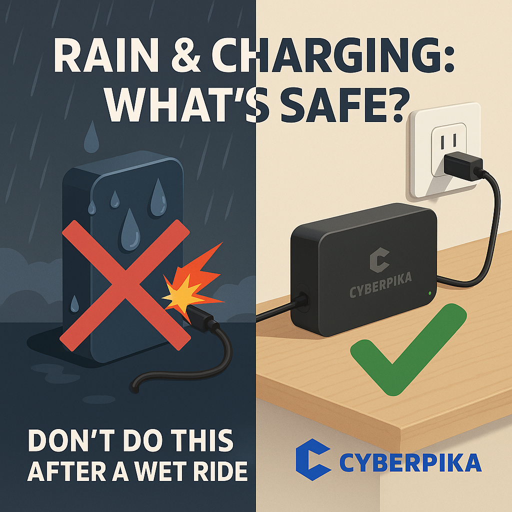 Rain, Humidity & Charging: IP Ratings and What’s Actually Safe