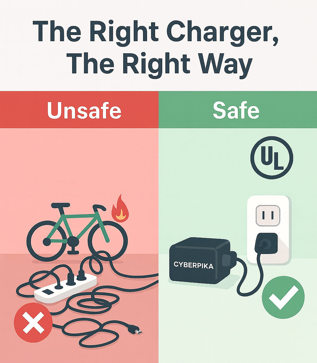 The Right Charger, The Right Way: Certifications, Cables, and Fire Safety