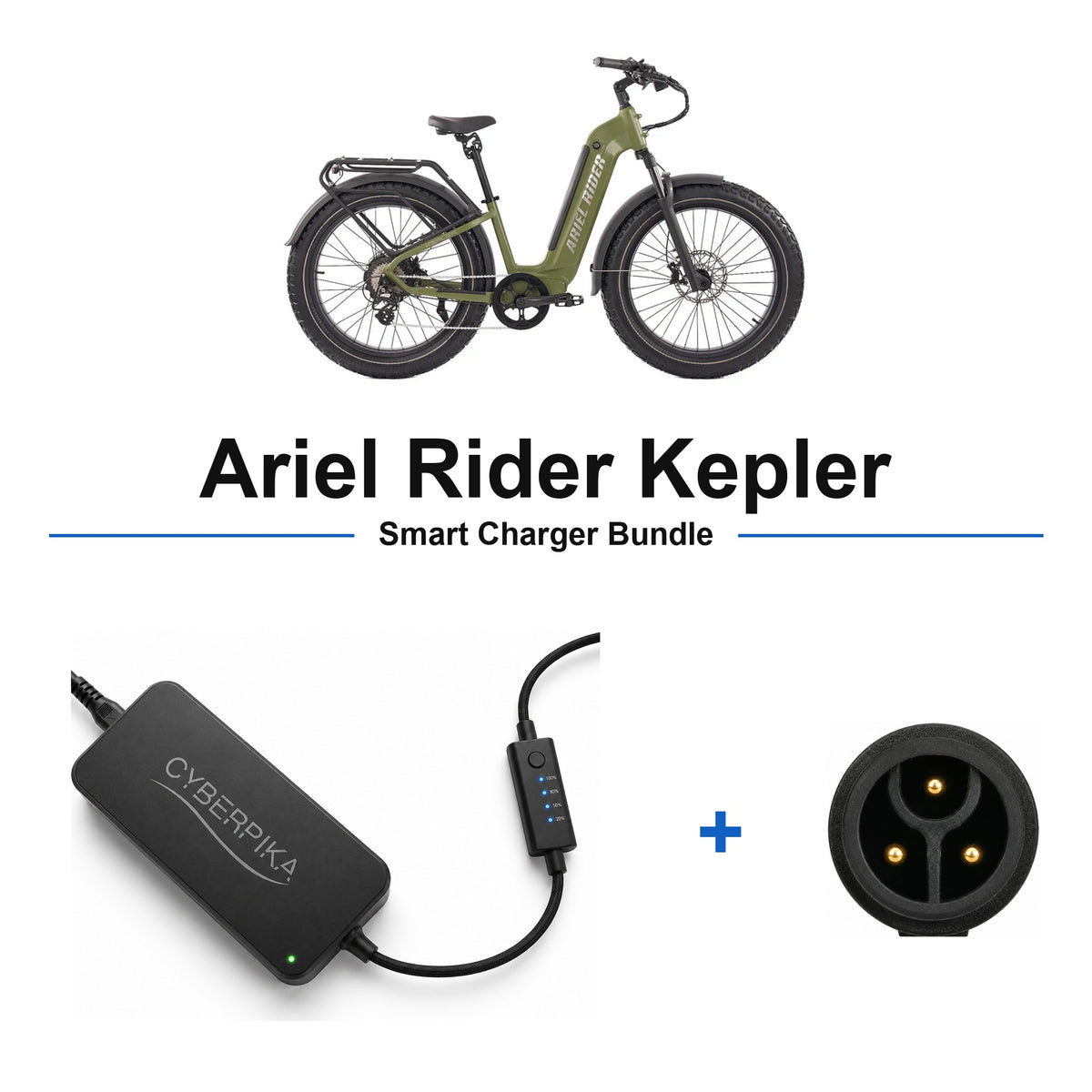 Ariel Rider Kepler CyberPika smart charger bundle