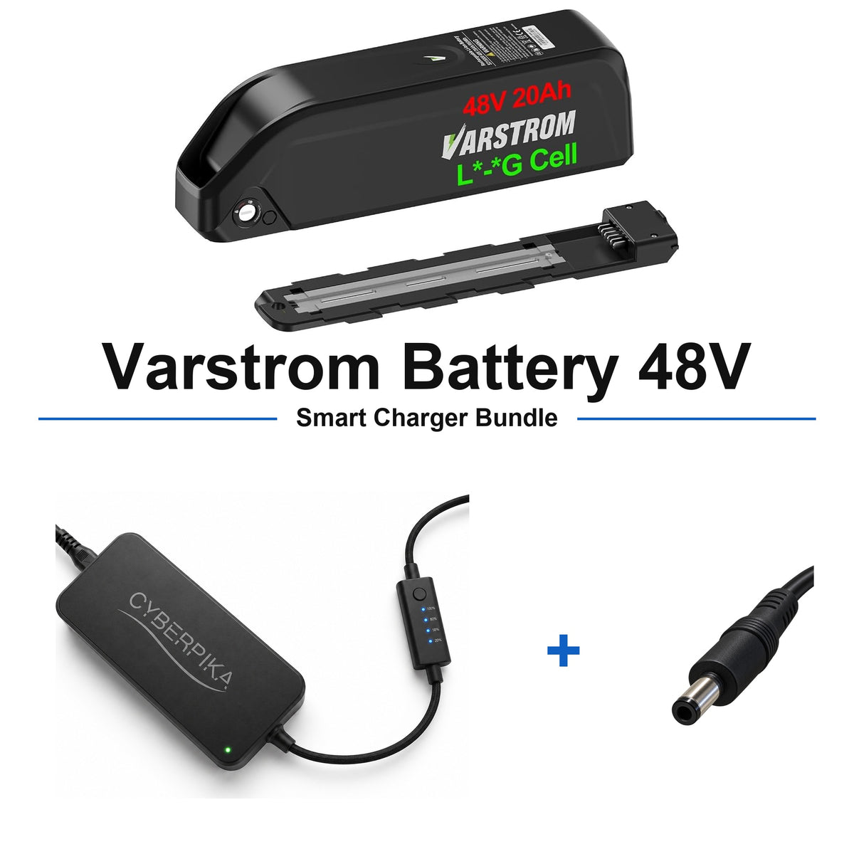 Varstrom Battery 48V CyberPika smart charger bundle
