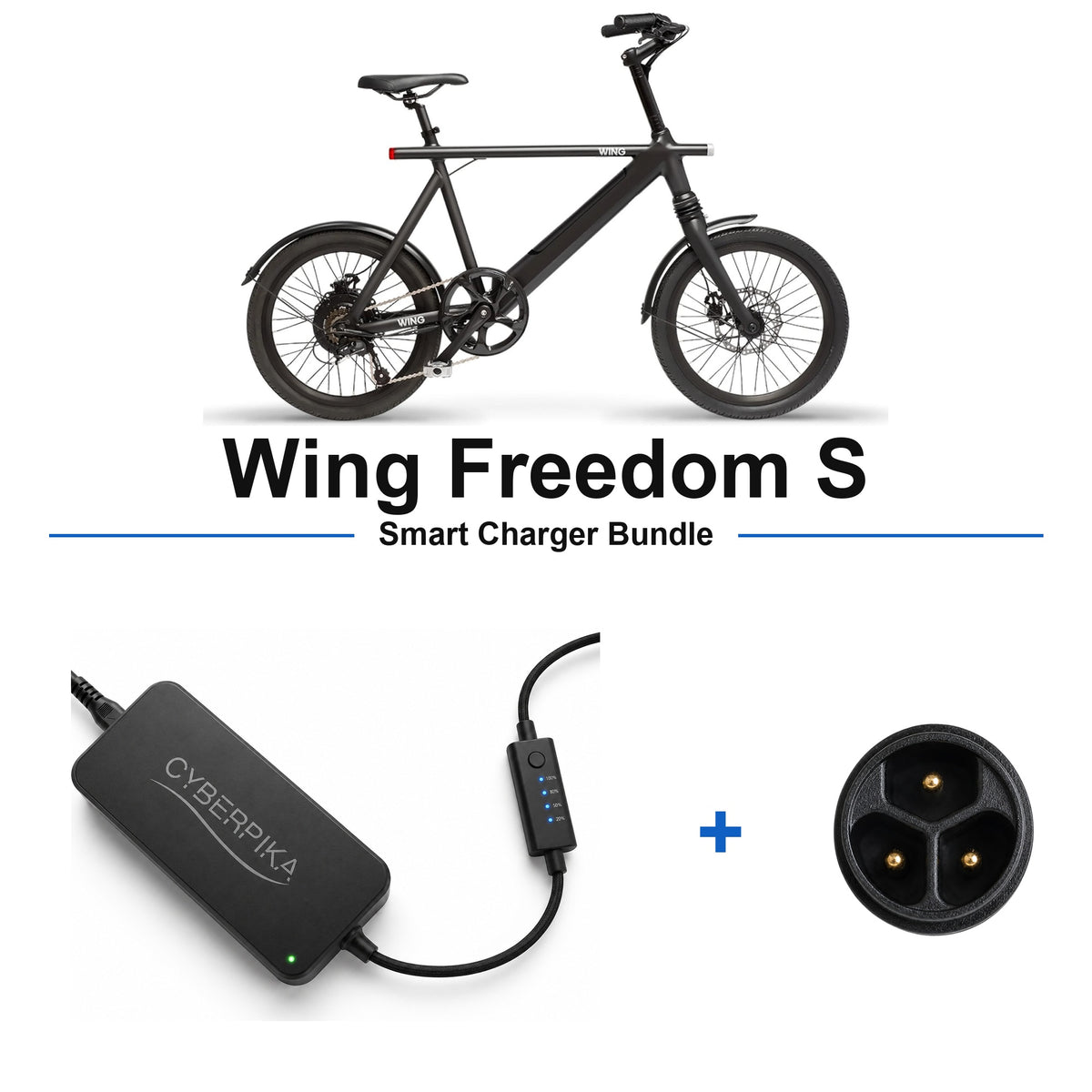 Wing Freedom S CyberPika smart charger bundle