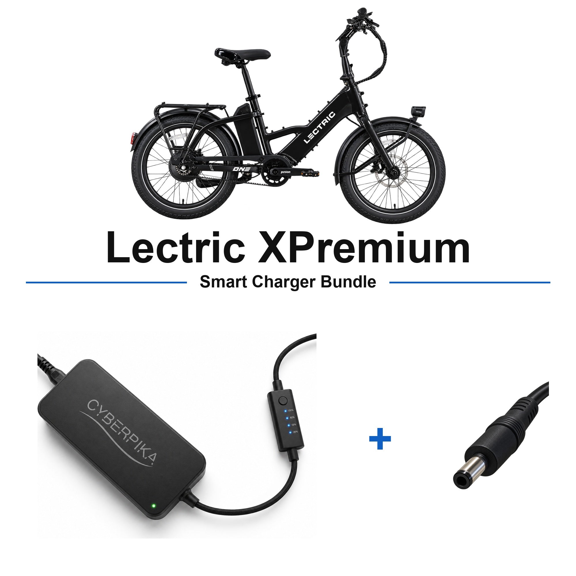 Lectric XPremium CyberPika smart charger bundle