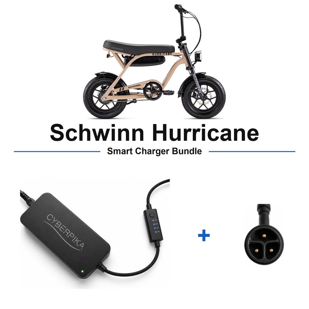 Schwinn Hurricane CyberPika smart charger bundle
