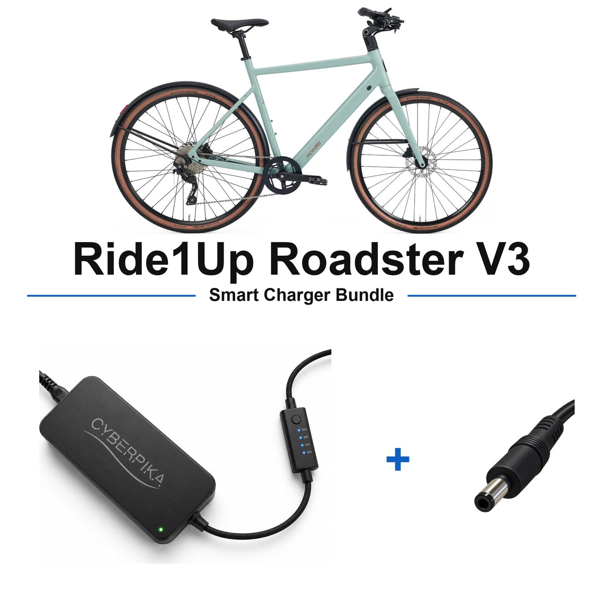 Ride1Up Roadster V3 CyberPika smart charger bundle