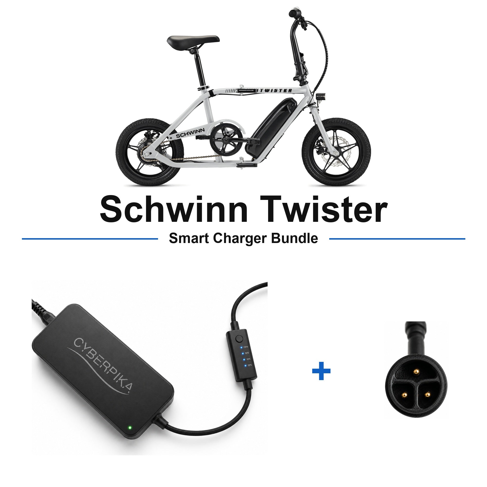 Schwinn Twister CyberPika smart charger bundle