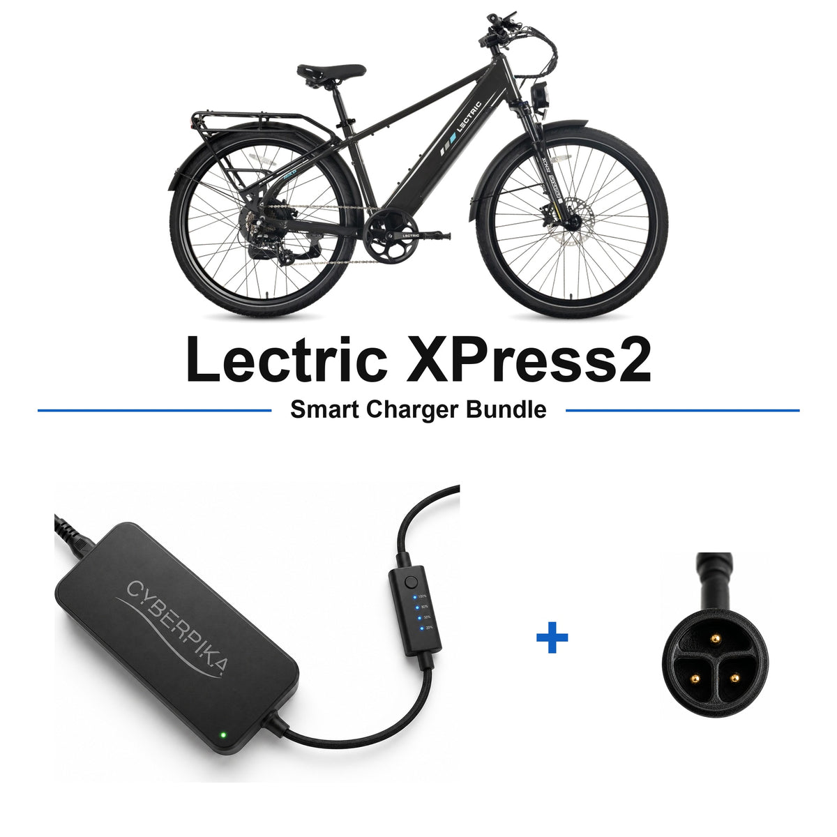 Lectric XPress2 CyberPika smart charger bundle