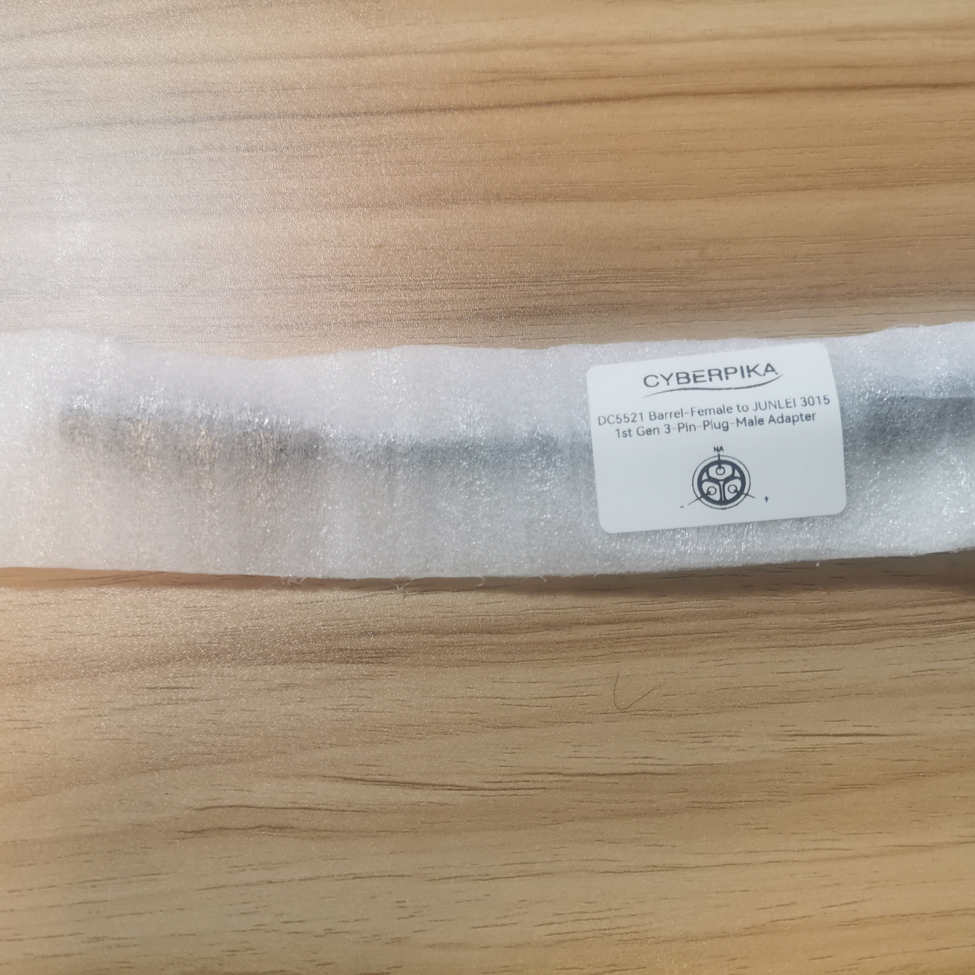 DC5521 Barrel female to Junlei 3015 3-Pin (1st Gen)