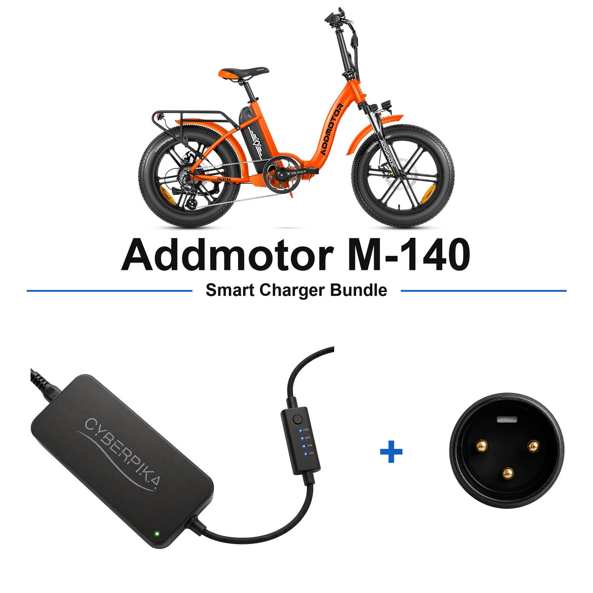 Addmotor M-140 CyberPika smart charger bundle
