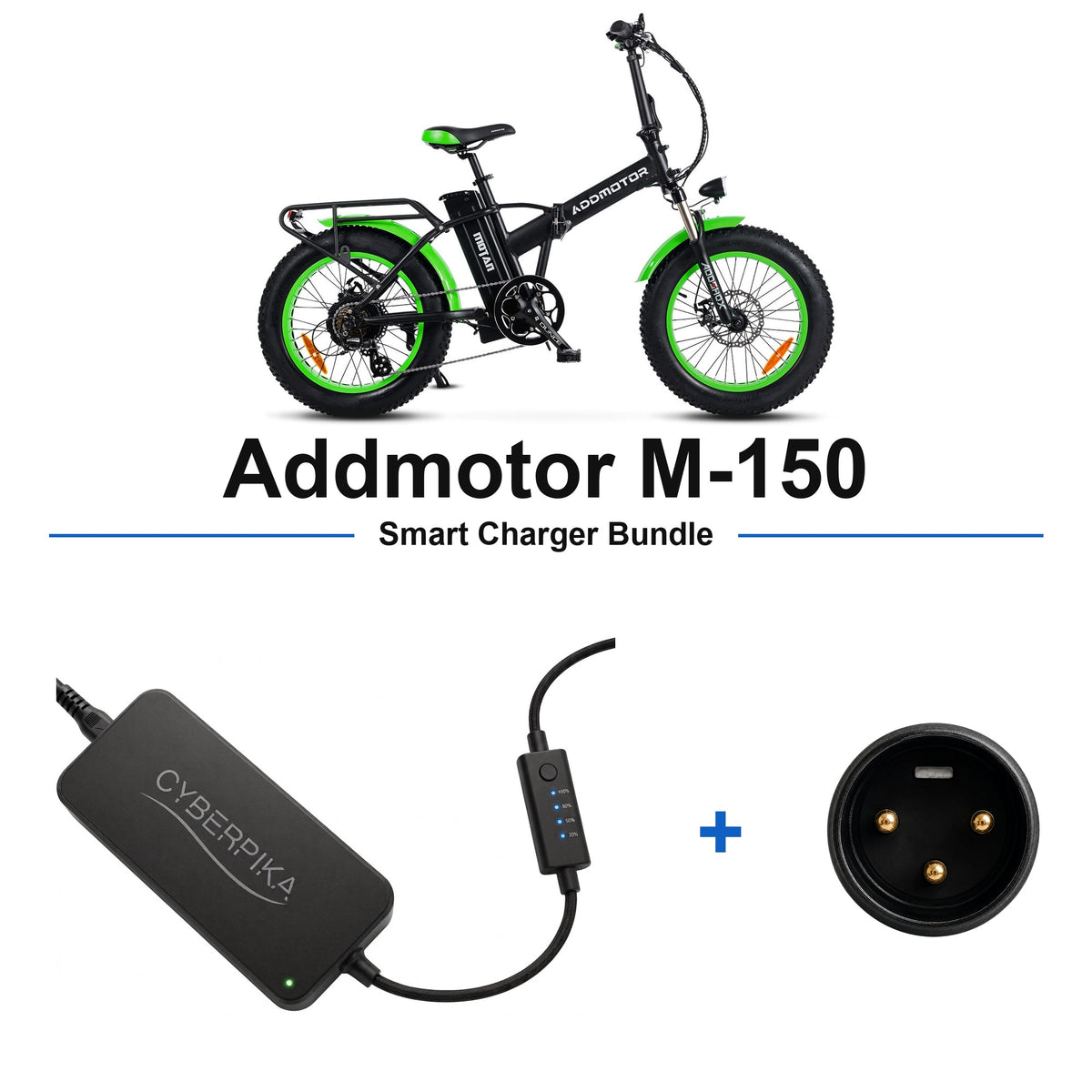 Addmotor M-150 CyberPika smart charger bundle