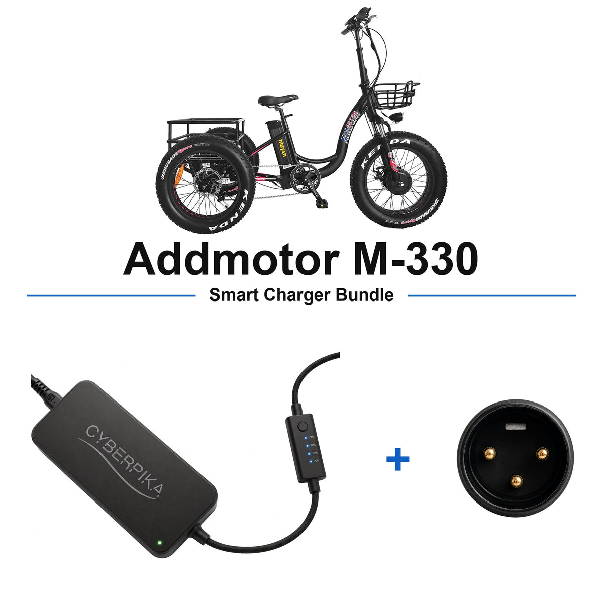 Addmotor M-330 CyberPika smart charger bundle