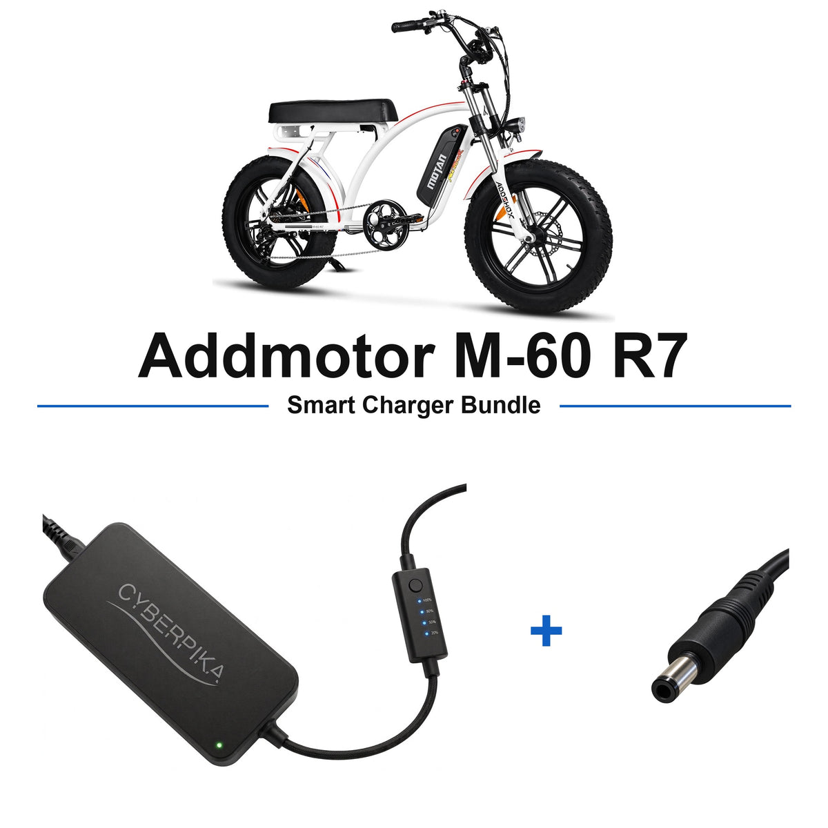 Addmotor M-60 R7 CyberPika smart charger bundle