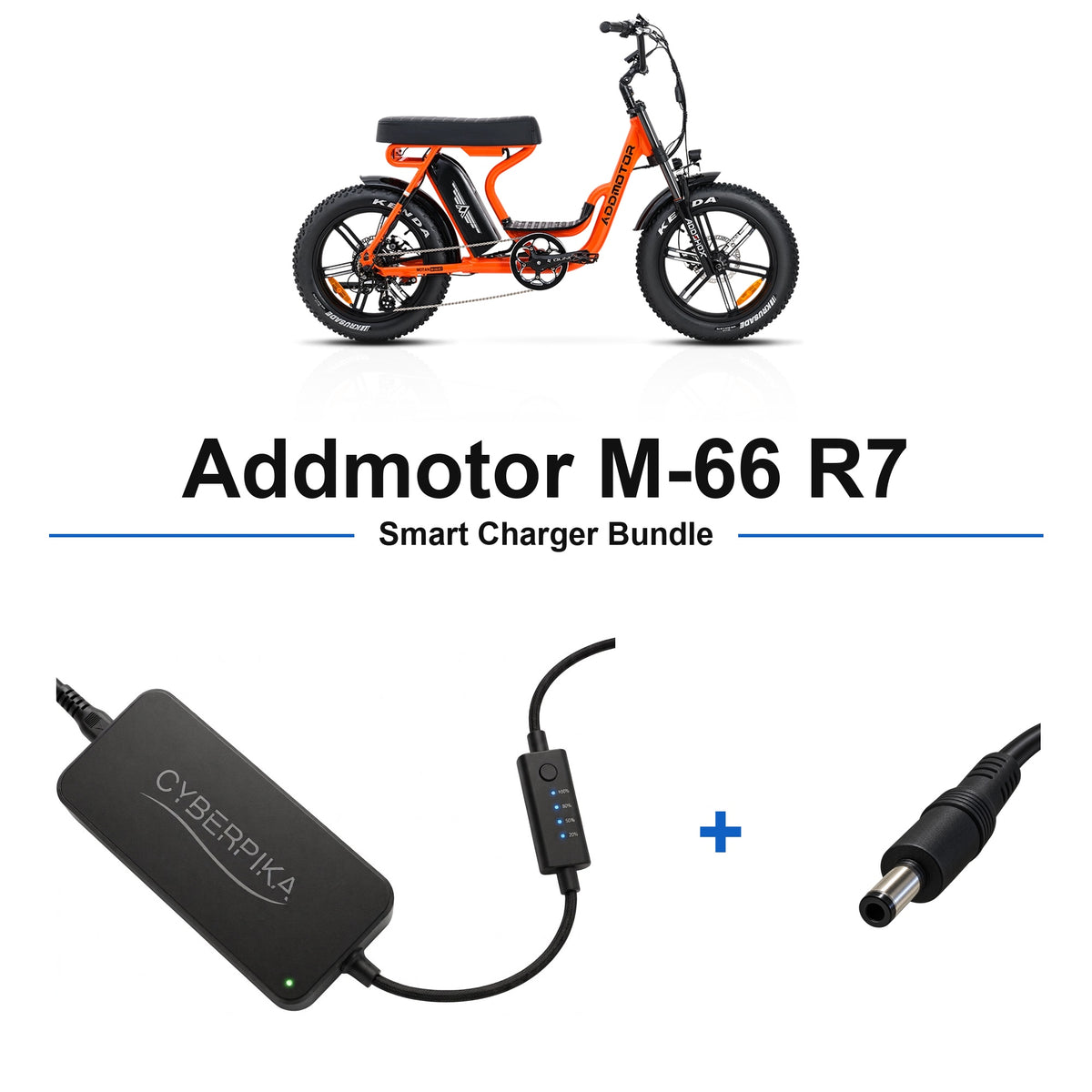 Addmotor M-66 R7 CyberPika smart charger bundle