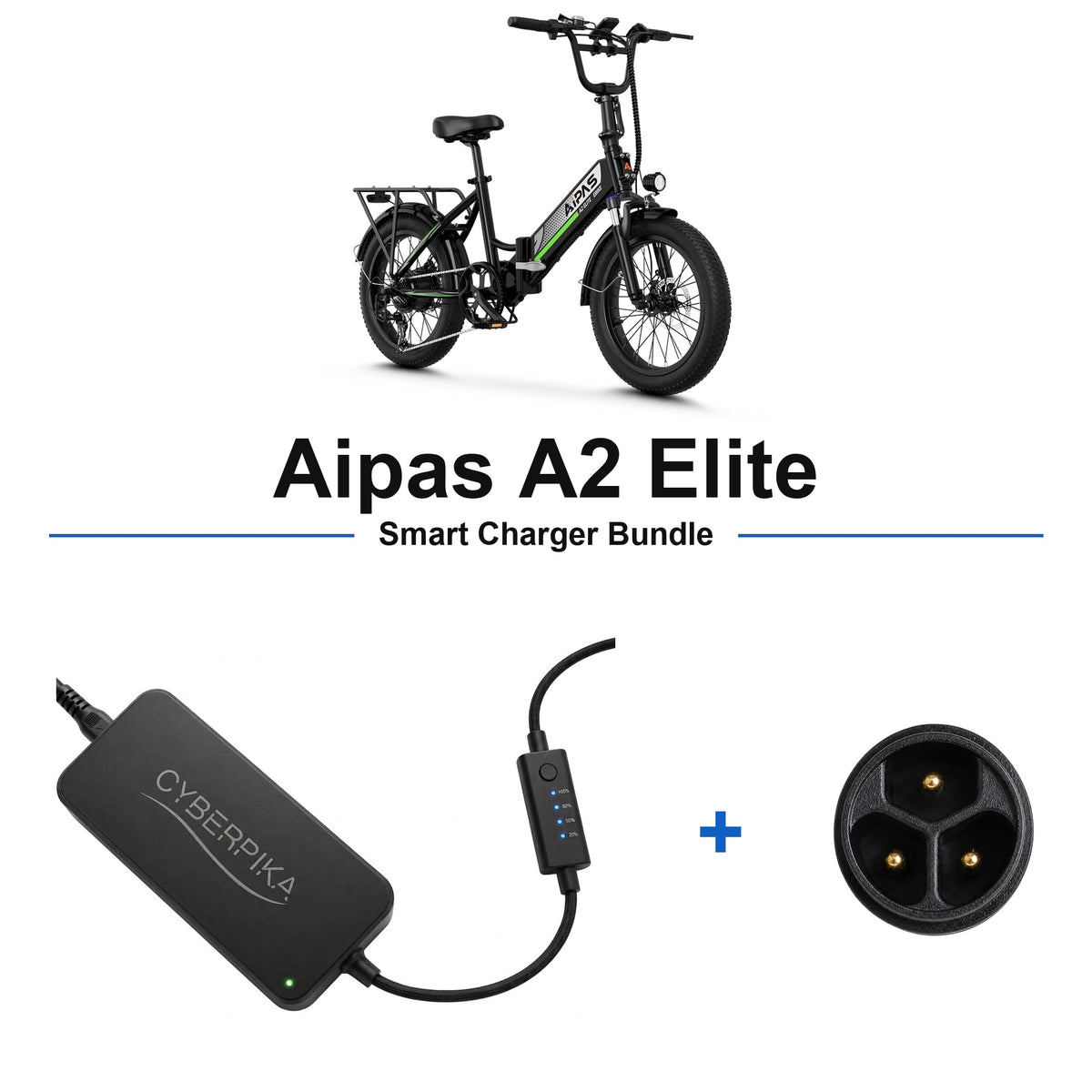 Aipas A2 Elite CyberPika smart charger bundle