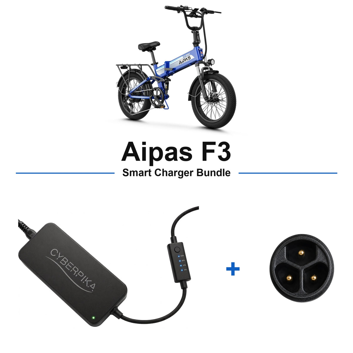 Aipas F3 CyberPika smart charger bundle