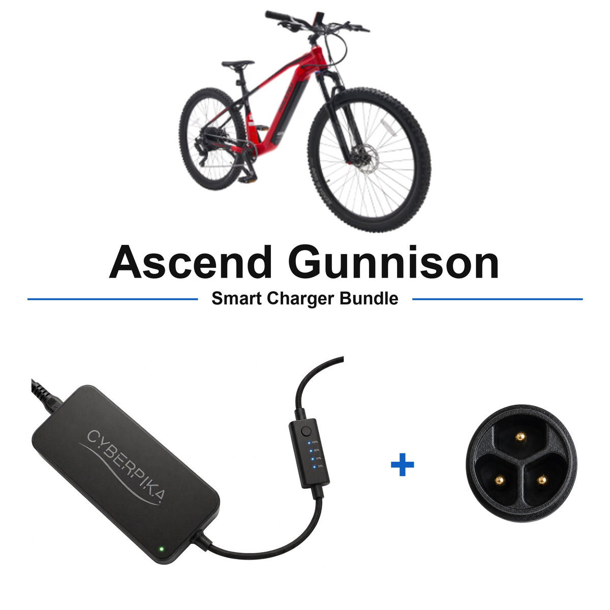 Ascend Gunnison CyberPika smart charger bundle