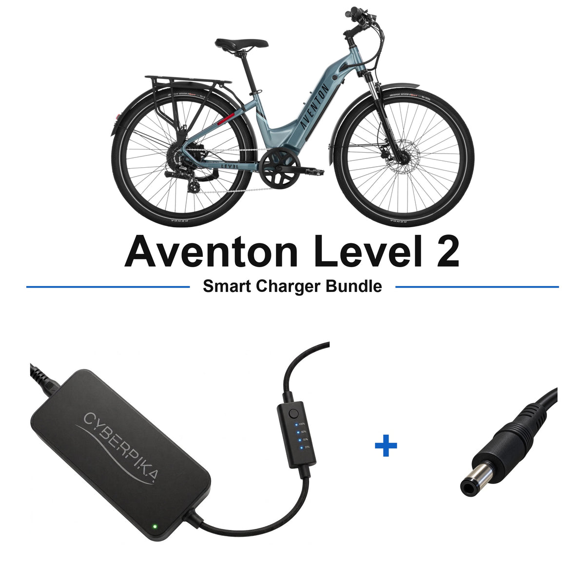 Aventon Level 2 CyberPika smart charger bundle