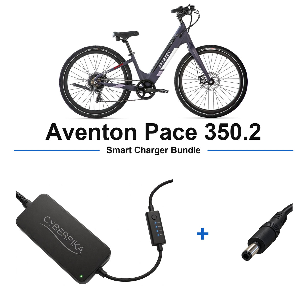 Aventon Pace 350.2 CyberPika smart charger bundle