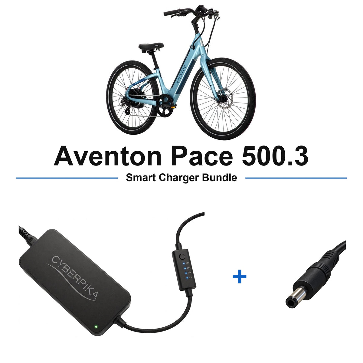 Aventon Pace 500.3 CyberPika smart charger bundle