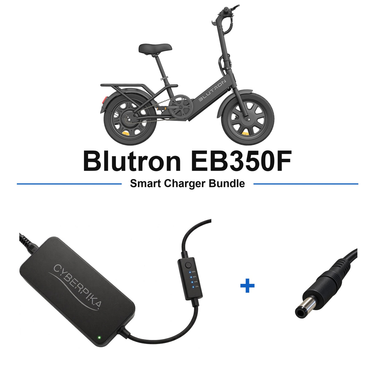 Blutron EB350F CyberPika smart charger bundle