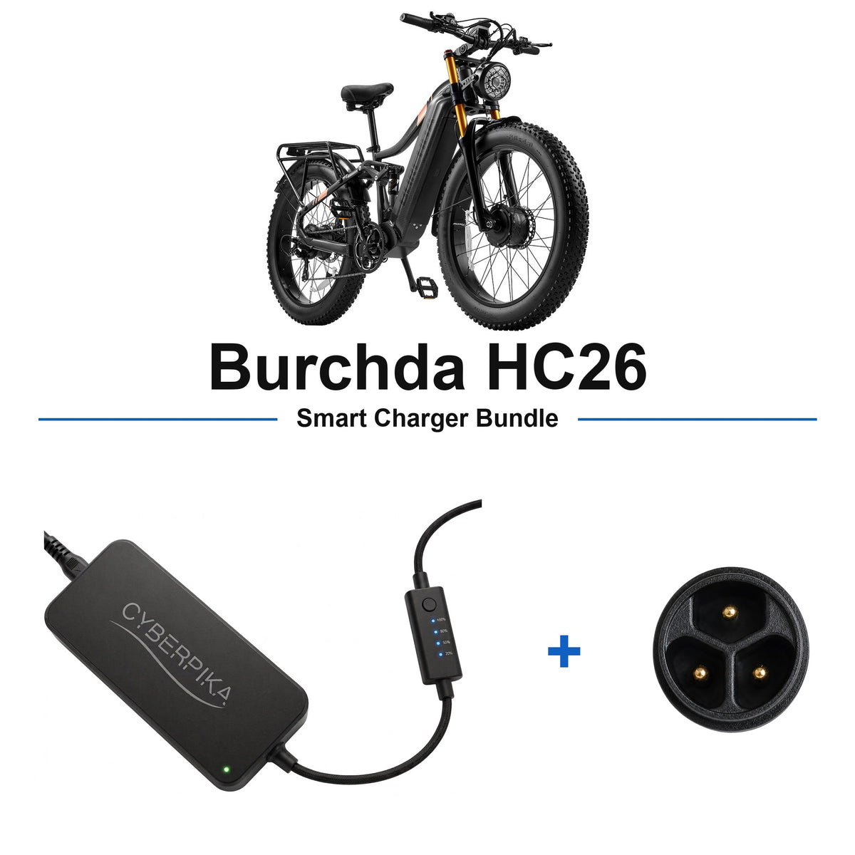 Burchda HC26 CyberPika smart charger bundle