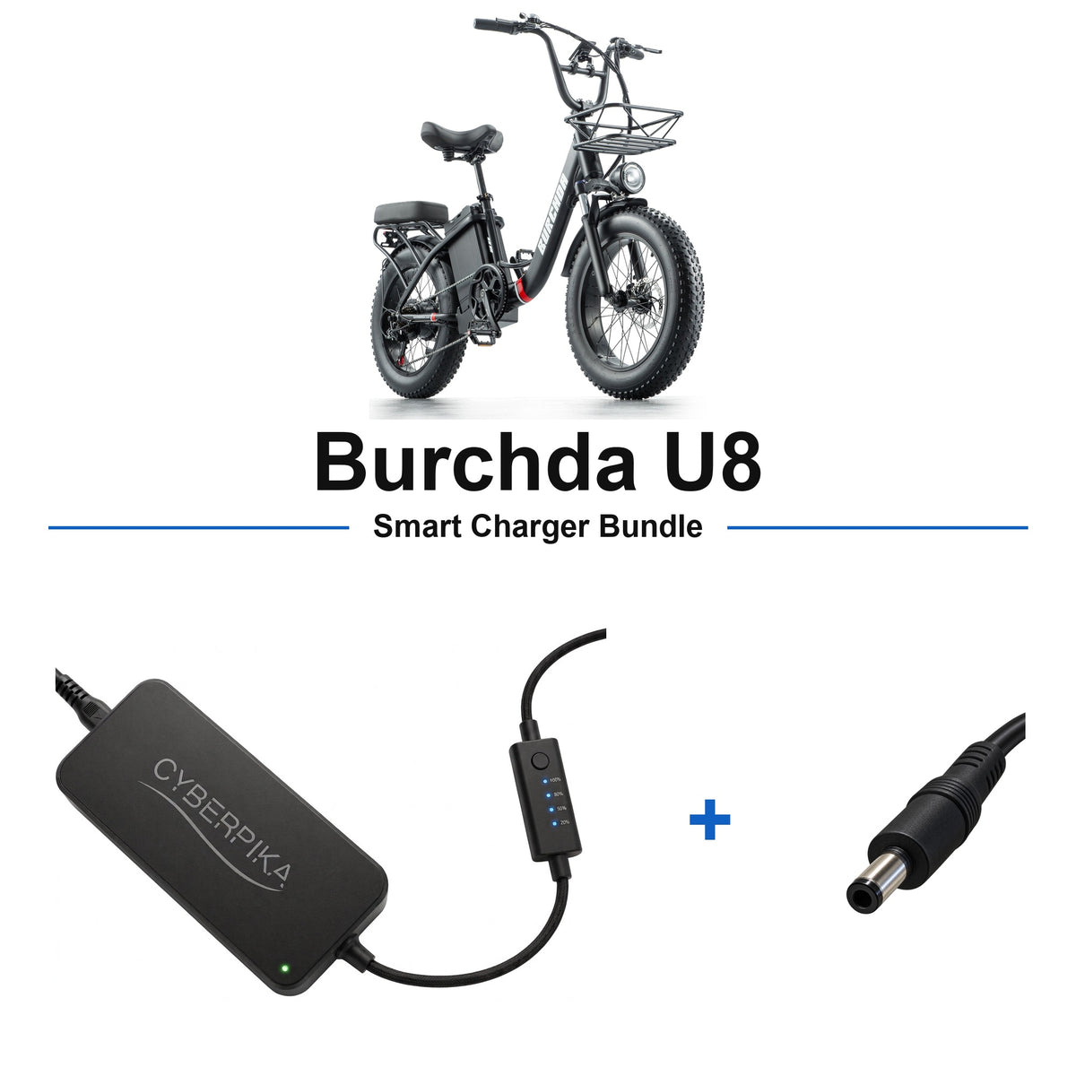 Burchda U8 CyberPika smart charger bundle