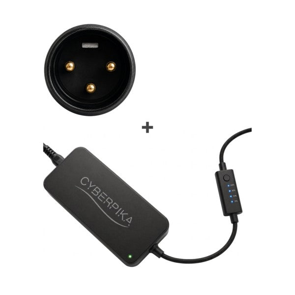 Cyberpika Smart eBike Charger Bundle with XLR Adapter