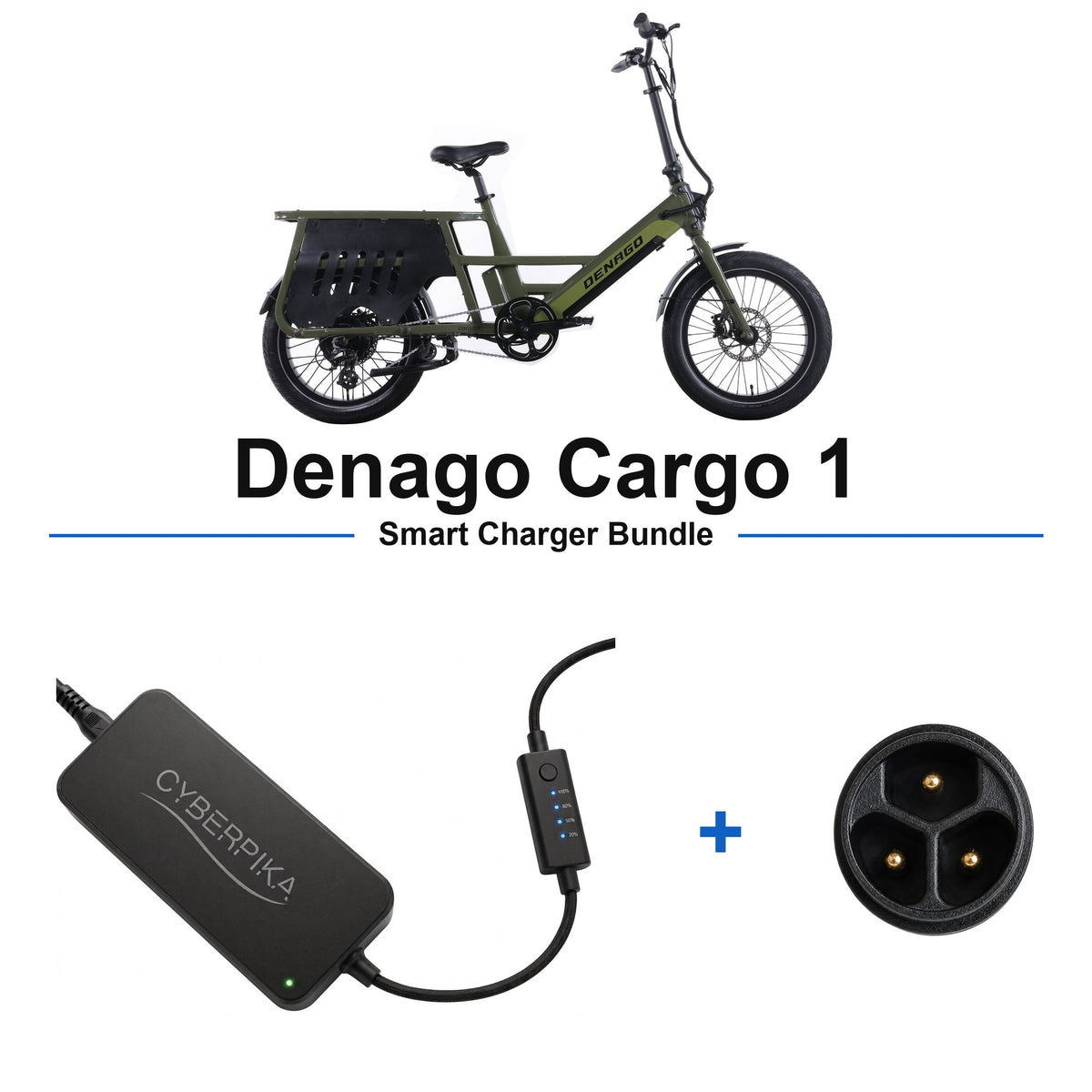 Denago Cargo 1 CyberPika smart charger bundle