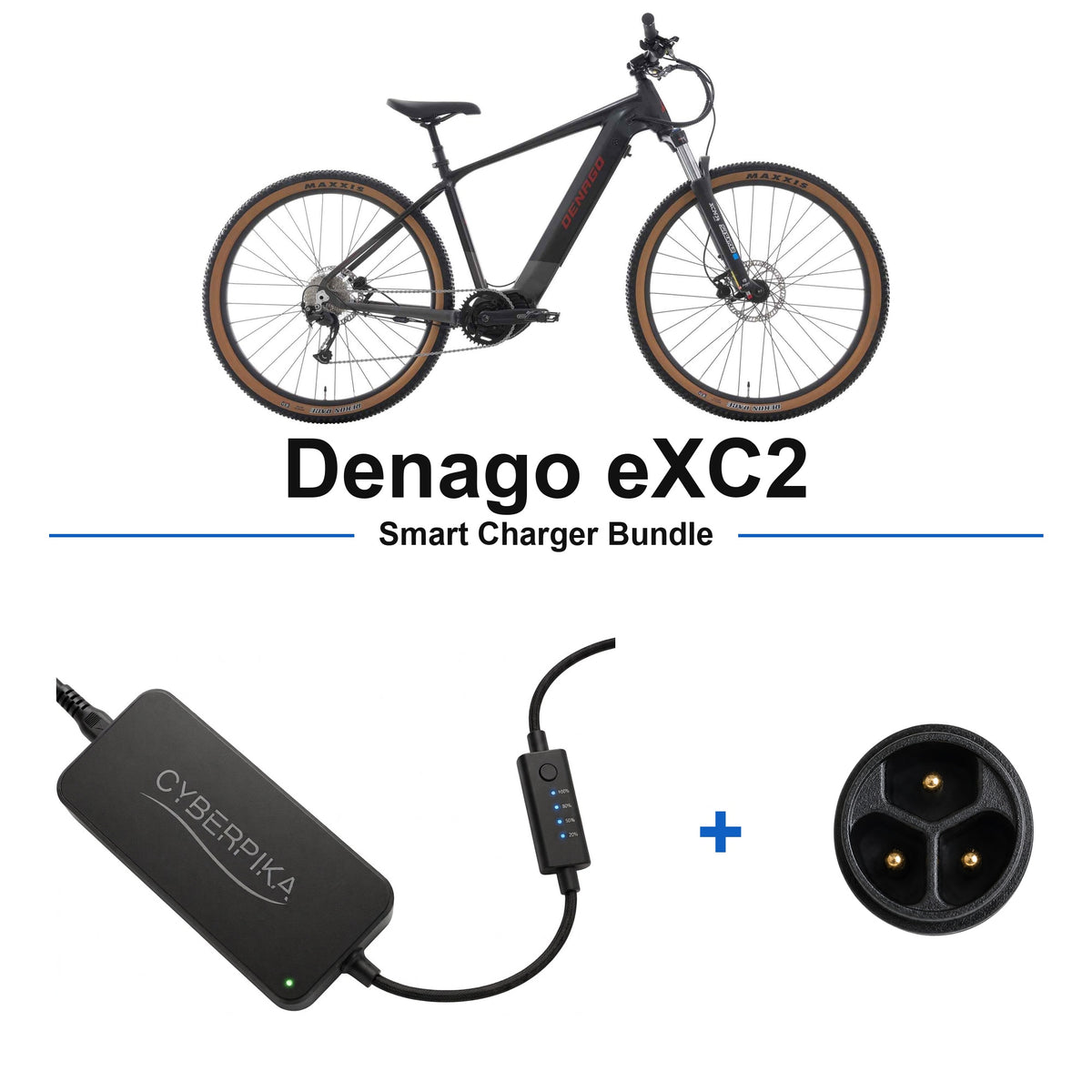 Denago eXC2 CyberPika smart charger bundle