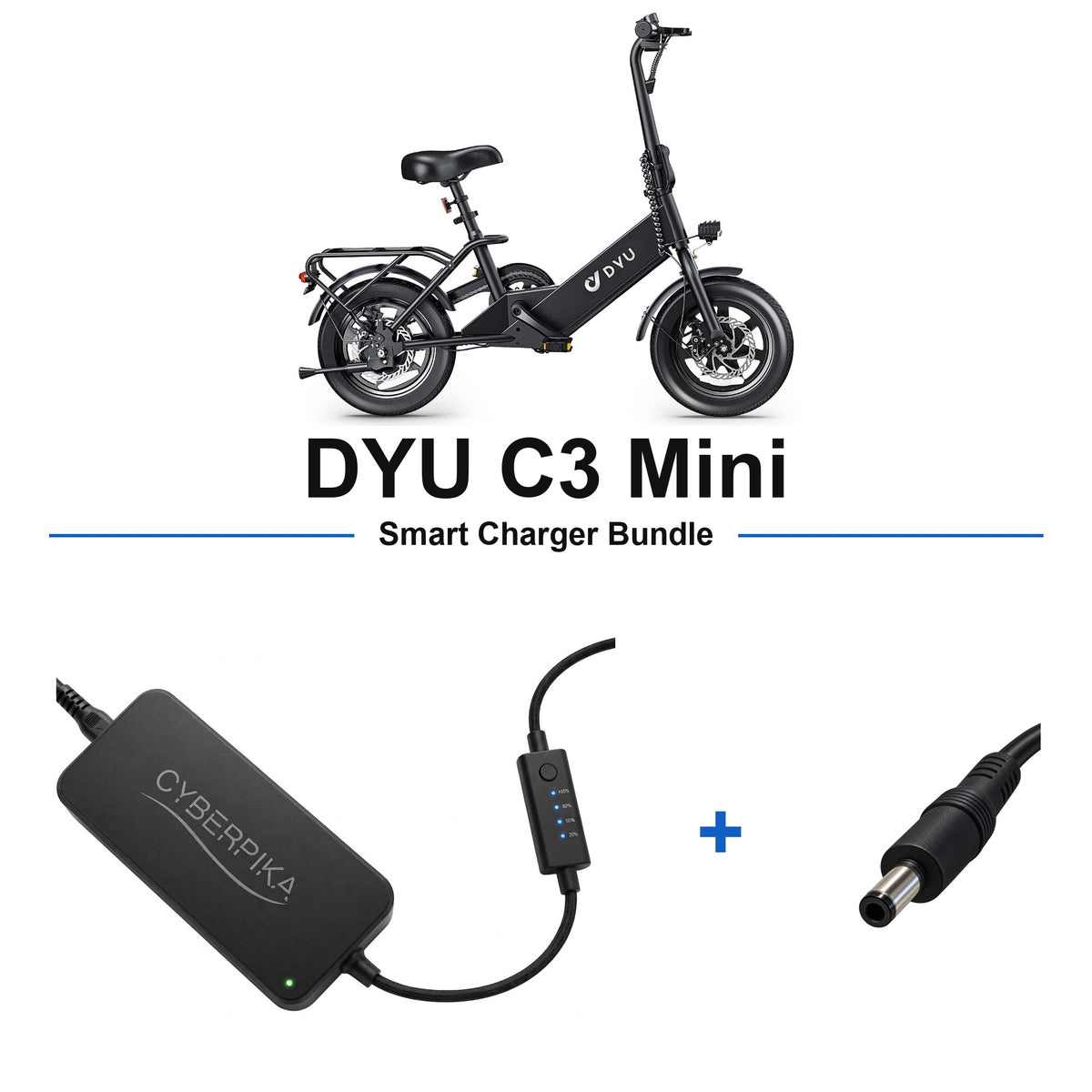 DYU C3 Mini CyberPika smart charger bundle