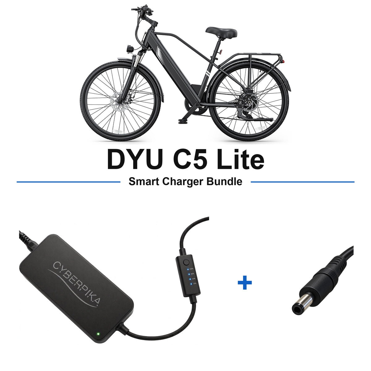 DYU C5 Lite CyberPika smart charger bundle