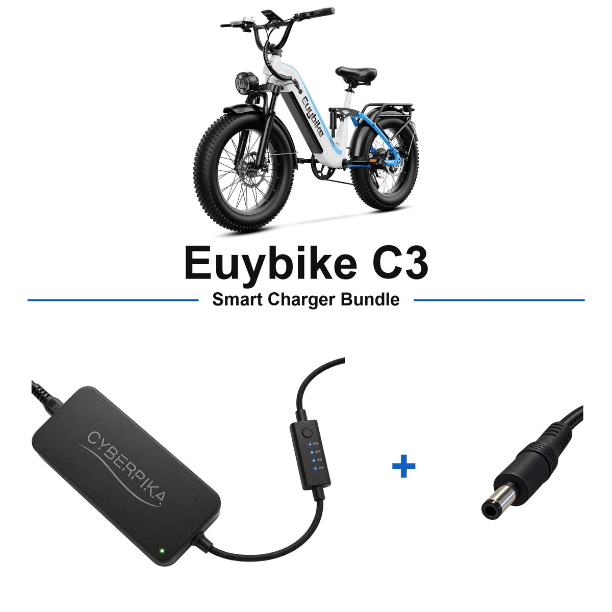 Euybike C3 CyberPika smart charger bundle