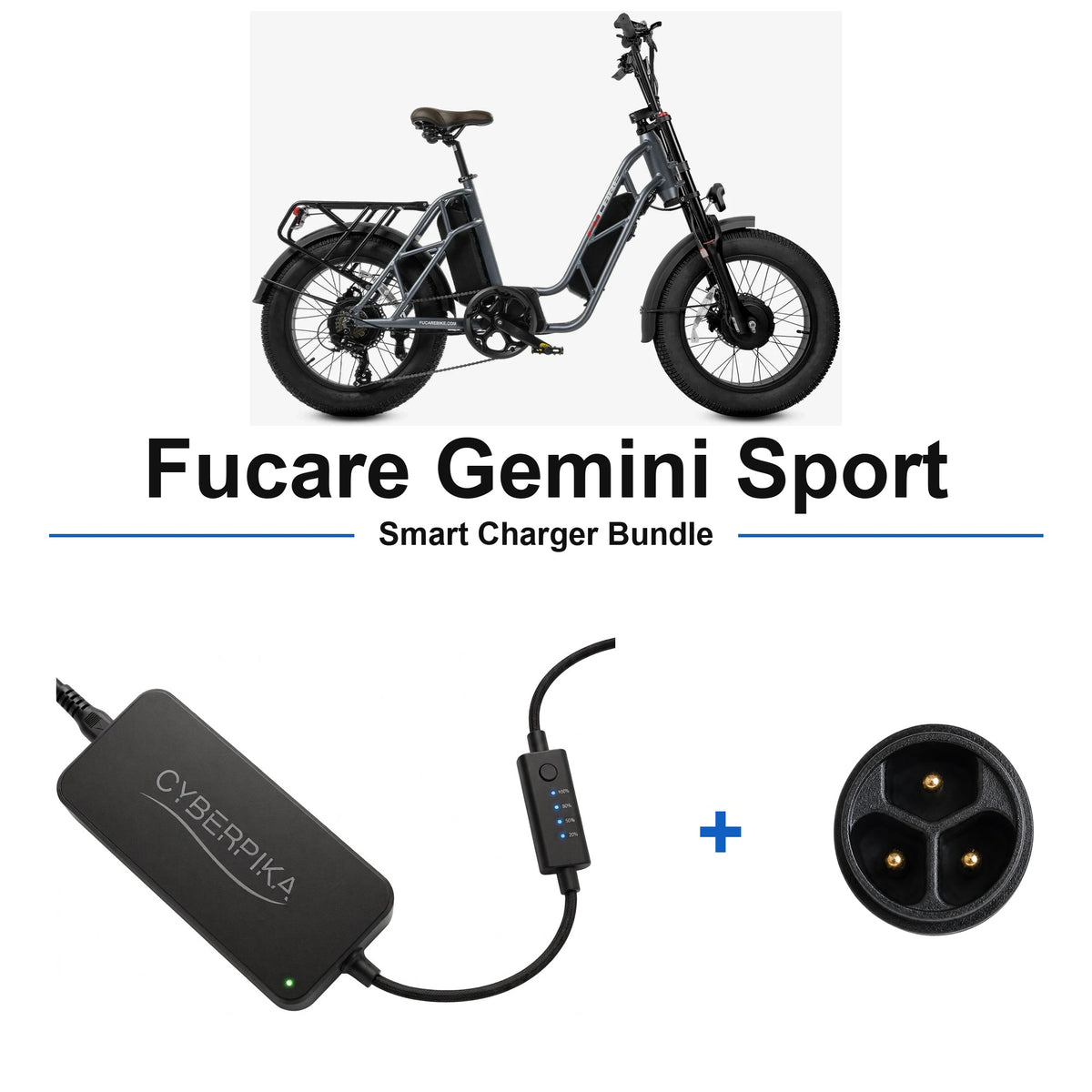 Fucare Gemini Sport CyberPika smart charger bundle