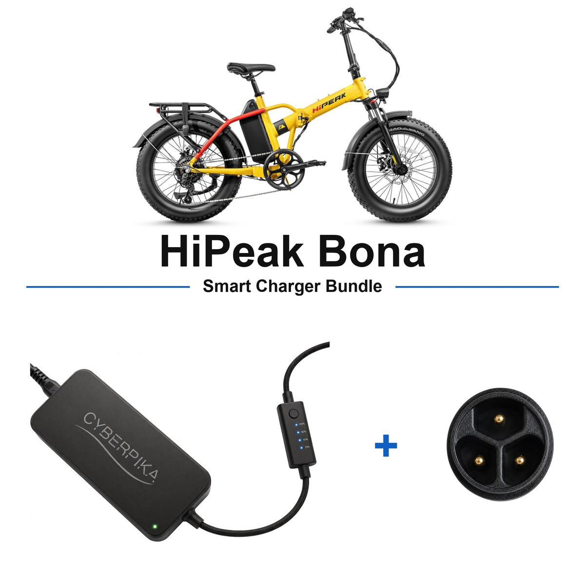 HiPeak Bona CyberPika smart charger bundle