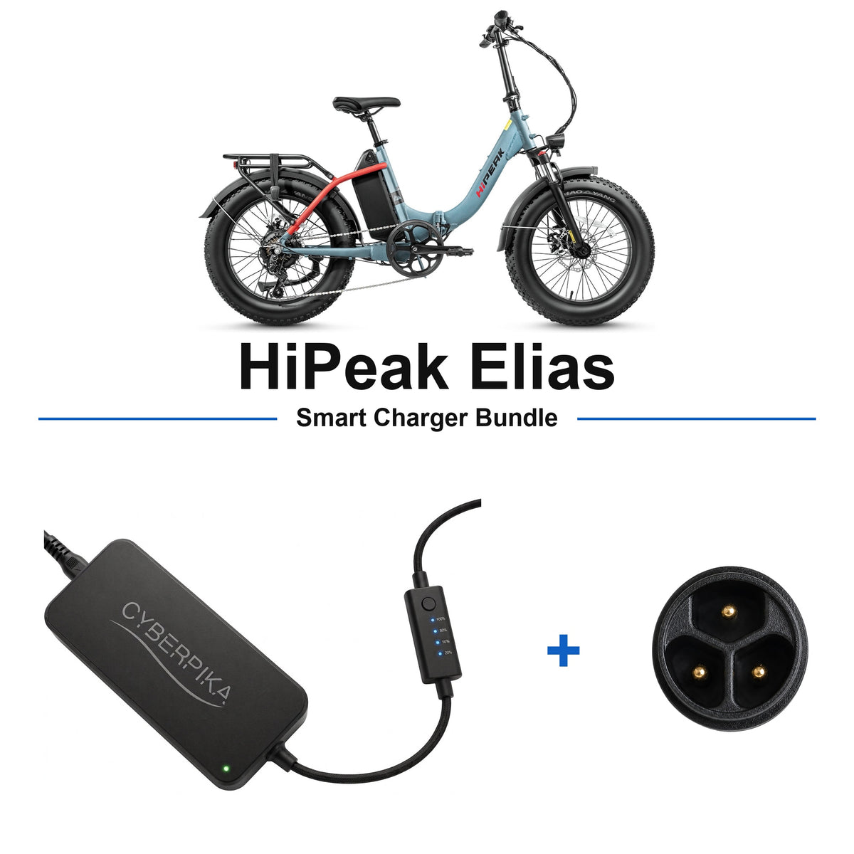 HiPeak Elias CyberPika smart charger bundle