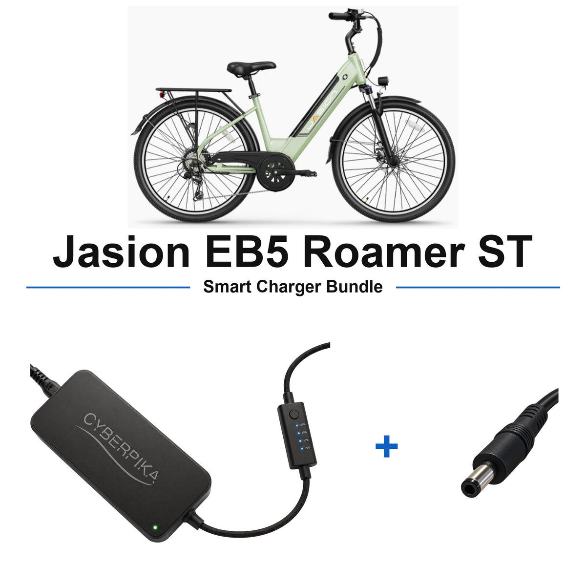 Jasion EB5 Roamer ST CyberPika smart charger bundle