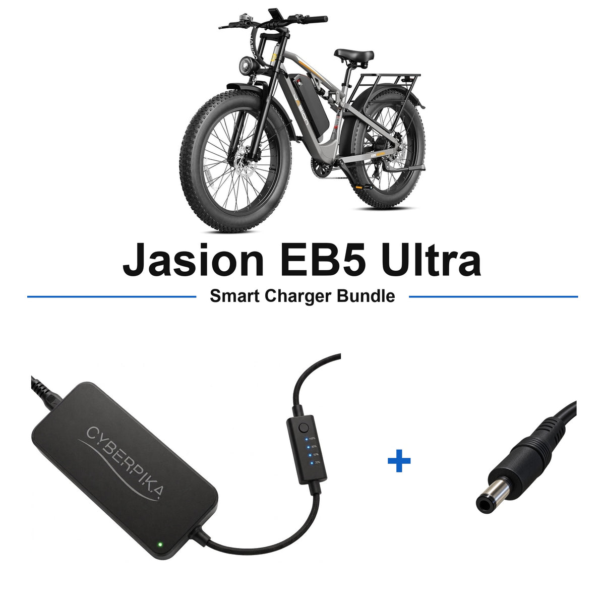 Jasion EB5 Ultra CyberPika smart charger bundle
