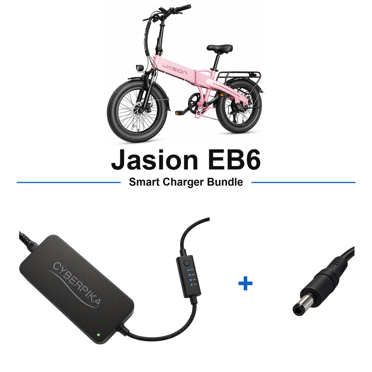 Jasion EB6 CyberPika smart charger bundle