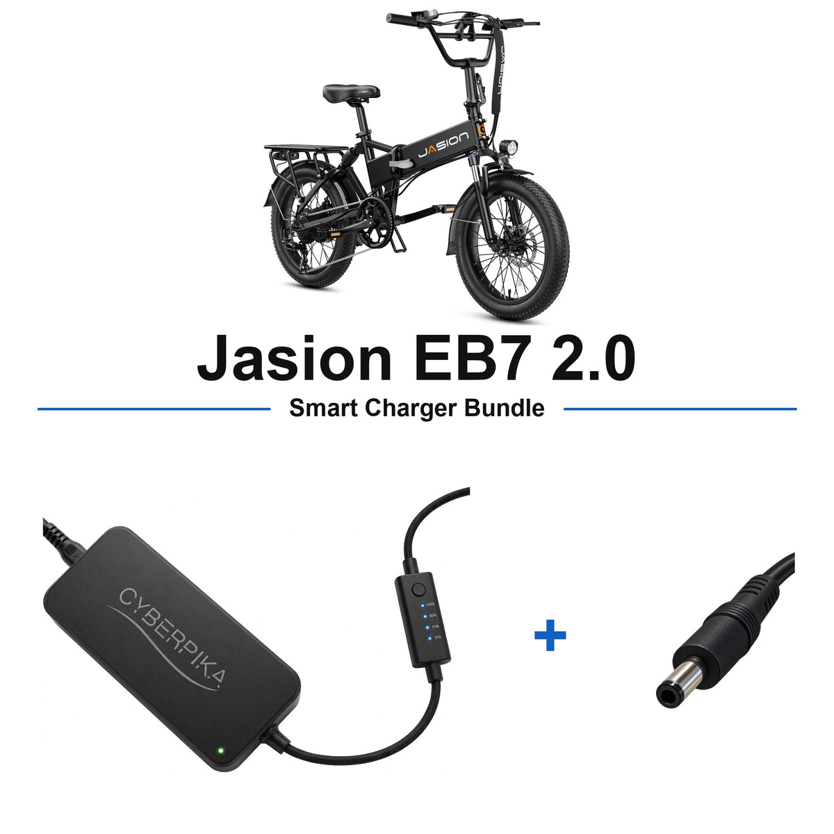 Jasion EB7 2.0 CyberPika smart charger bundle