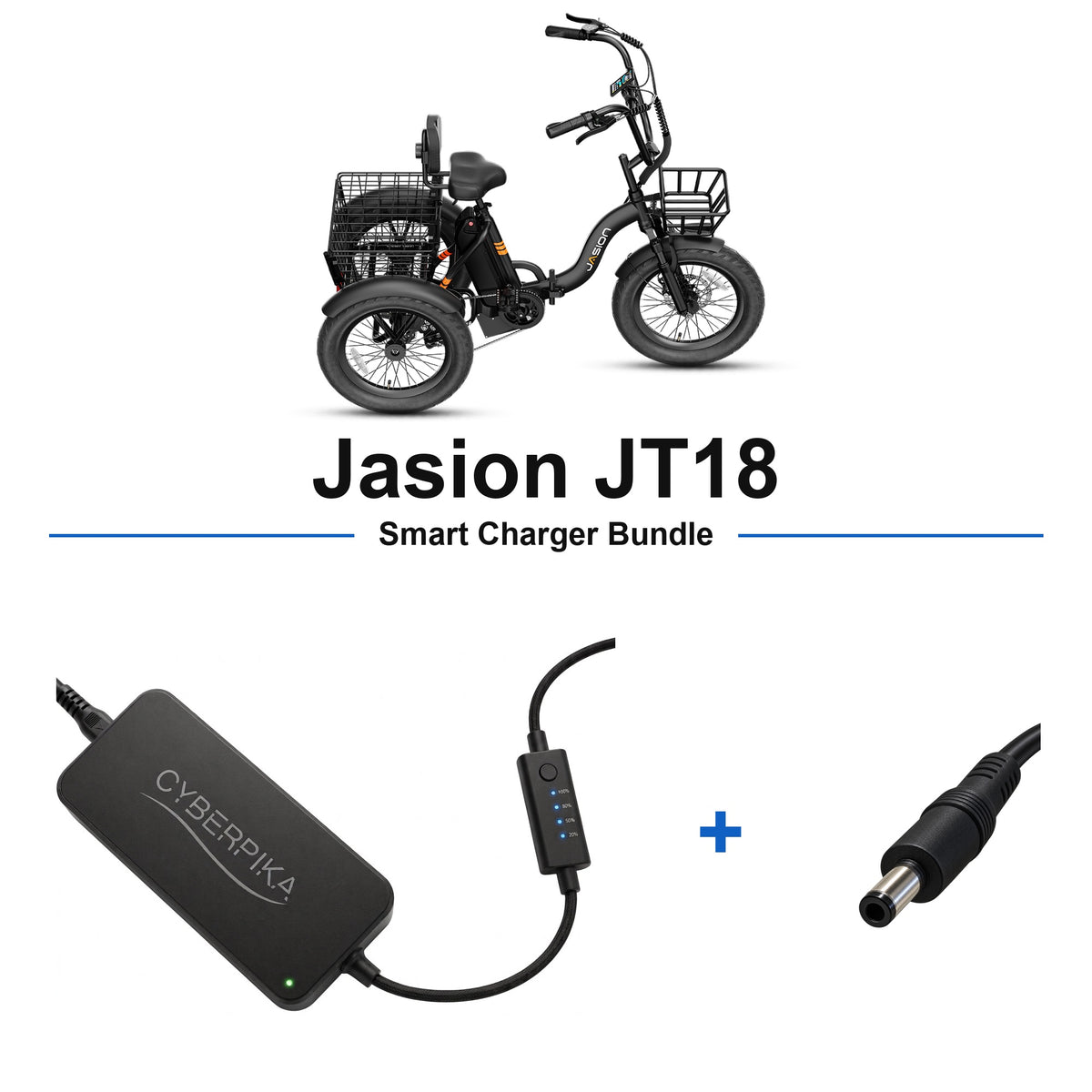 Jasion JT18 CyberPika smart charger bundle