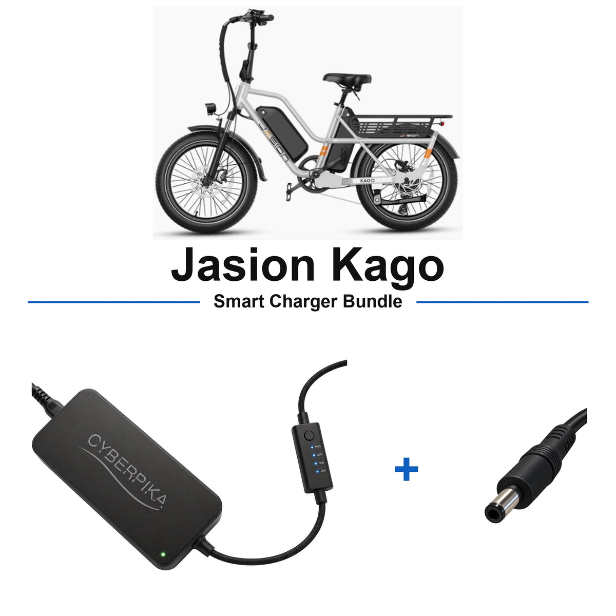 Jasion Kago CyberPika smart charger bundle