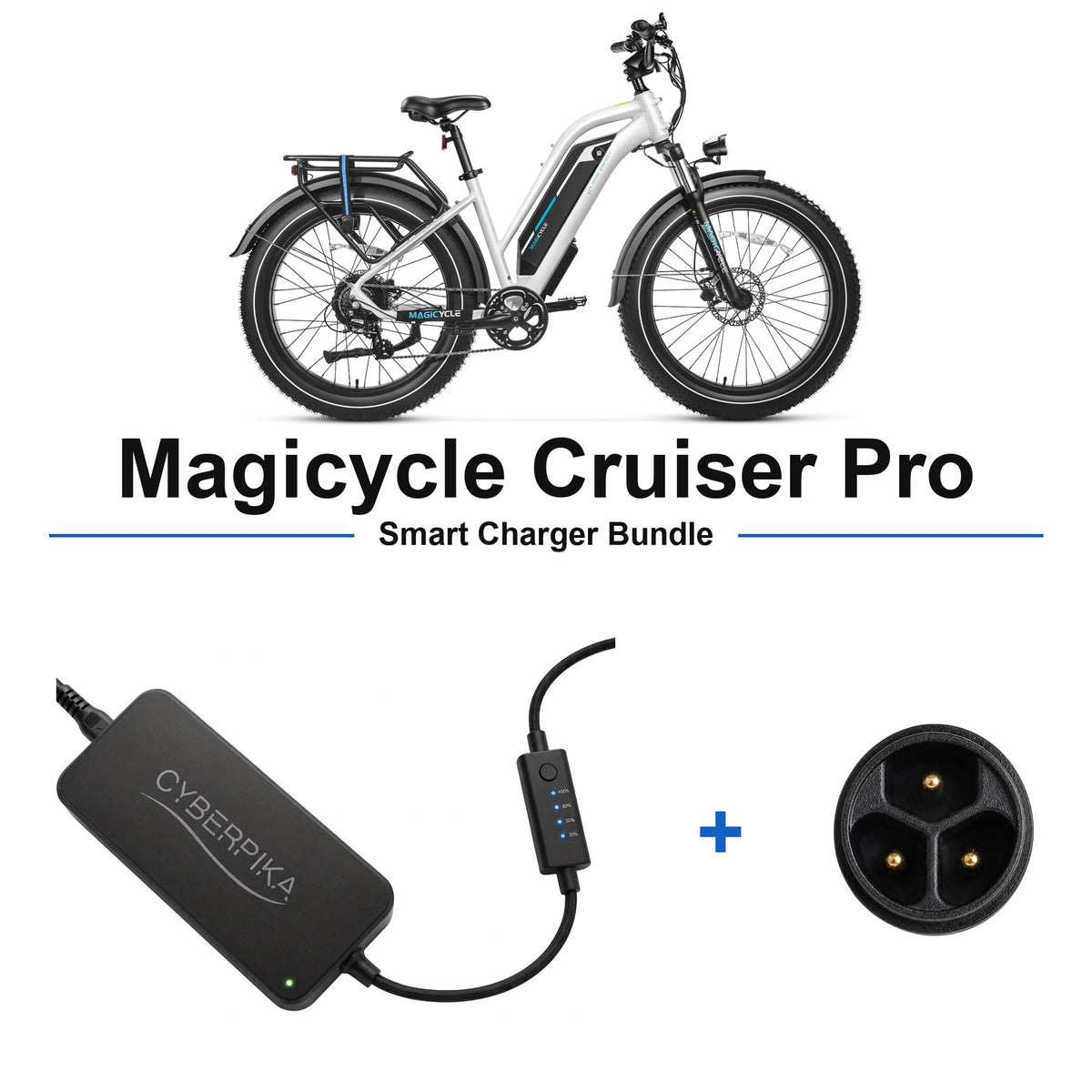 Magicycle Cruiser Pro CyberPika smart charger bundle