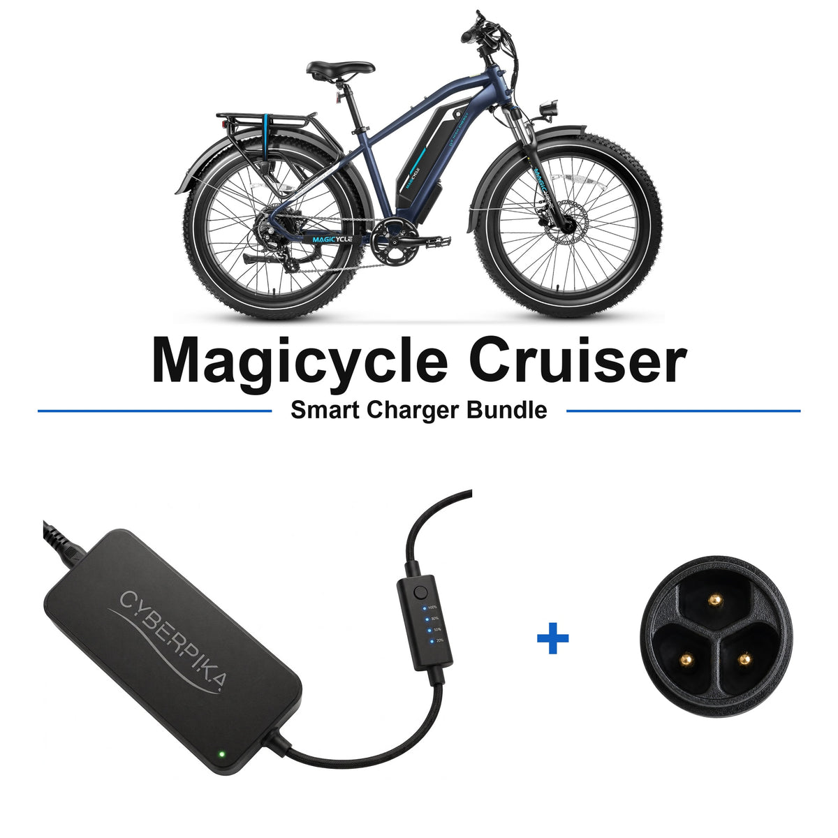 Magicycle Cruiser CyberPika smart charger bundle
