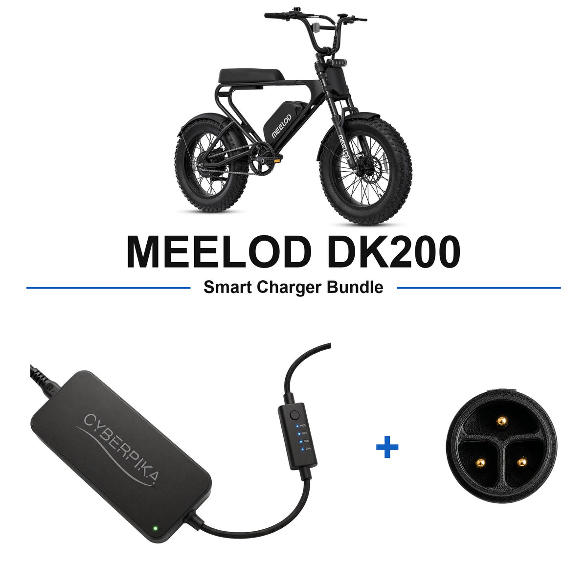 MEELOD DK200 CyberPika smart charger bundle