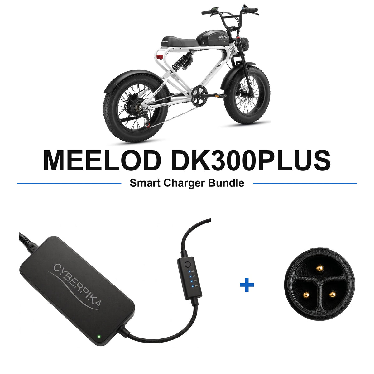 MEELOD DK300PLUS CyberPika smart charger bundle