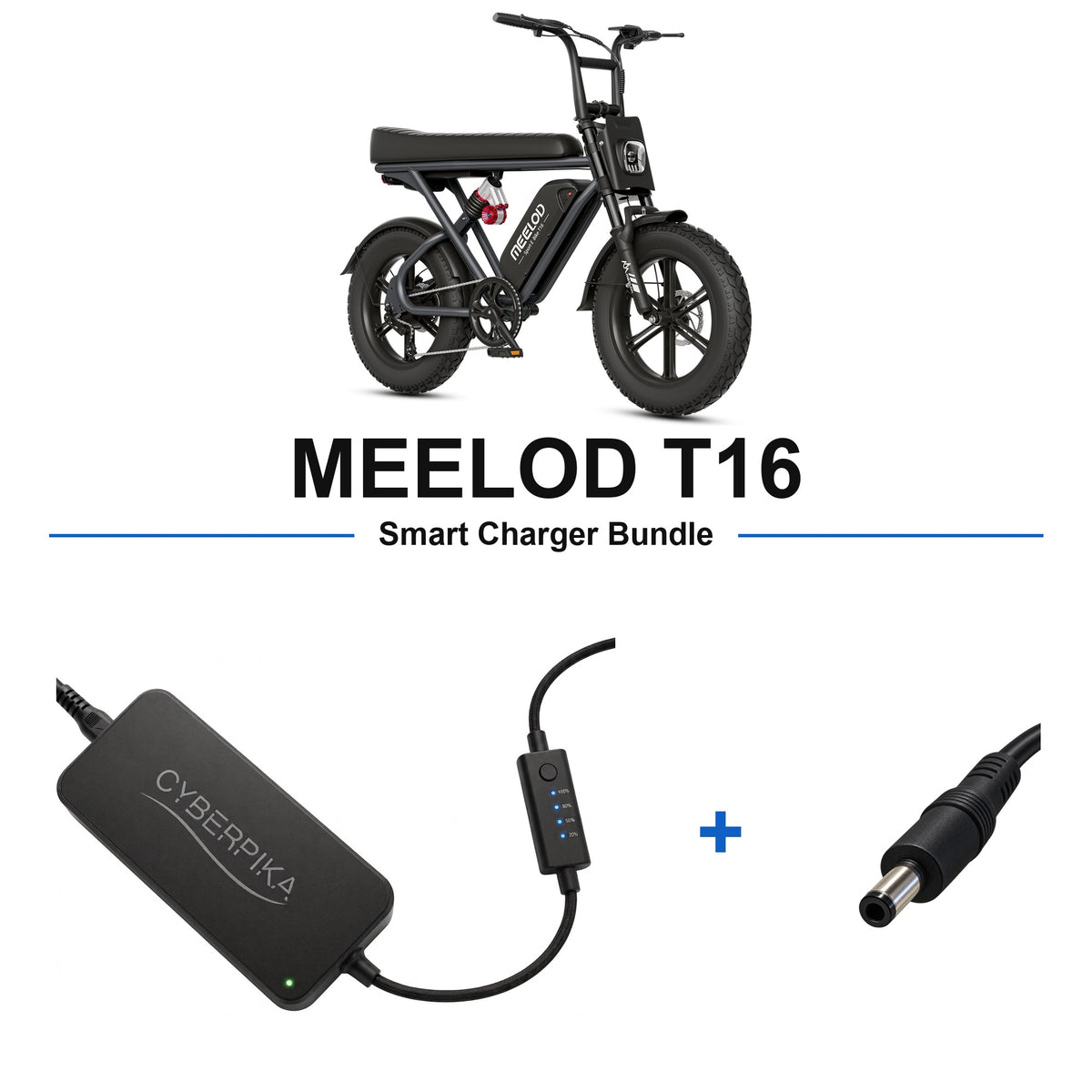 MEELOD T16 CyberPika smart charger bundle
