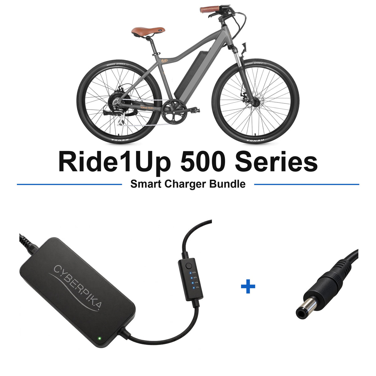 Ride1Up 500 Series CyberPika smart charger bundle