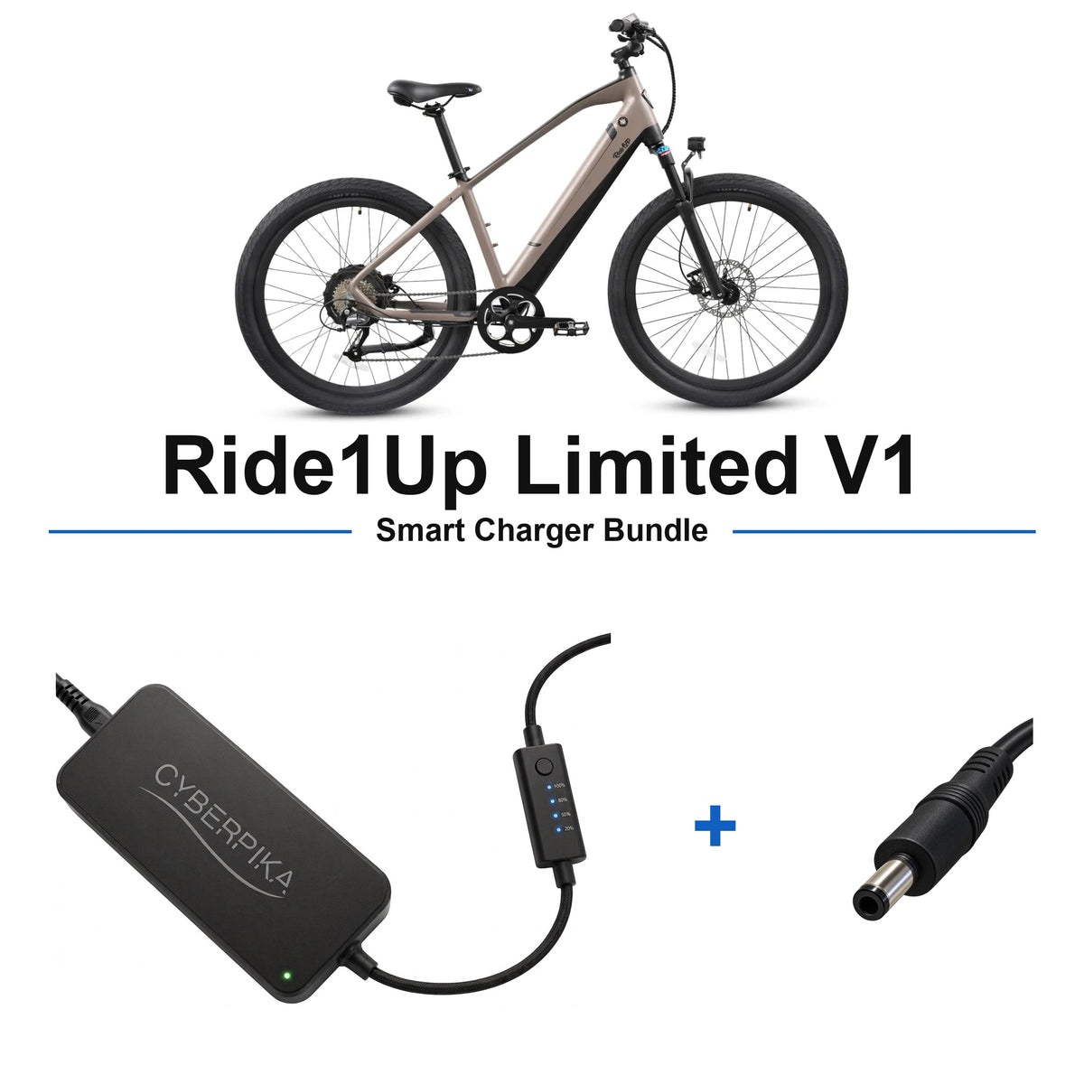 Ride1Up Limited V1 CyberPika smart charger bundle