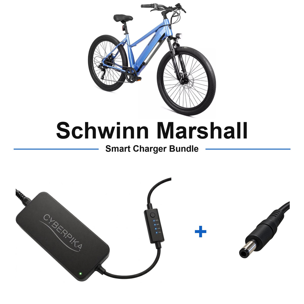 Schwinn Marshall CyberPika smart charger bundle