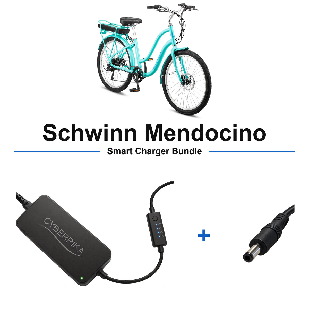 Schwinn Mendocino CyberPika smart charger bundle