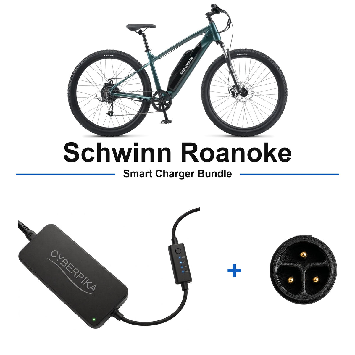 Schwinn Roanoke CyberPika smart charger bundle
